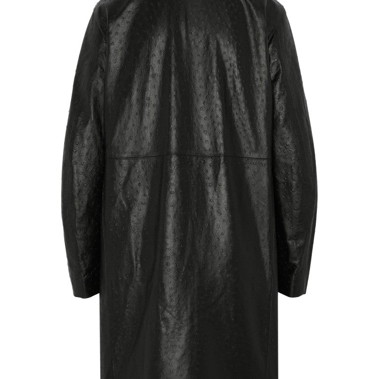 Yari Straight Leather Coat