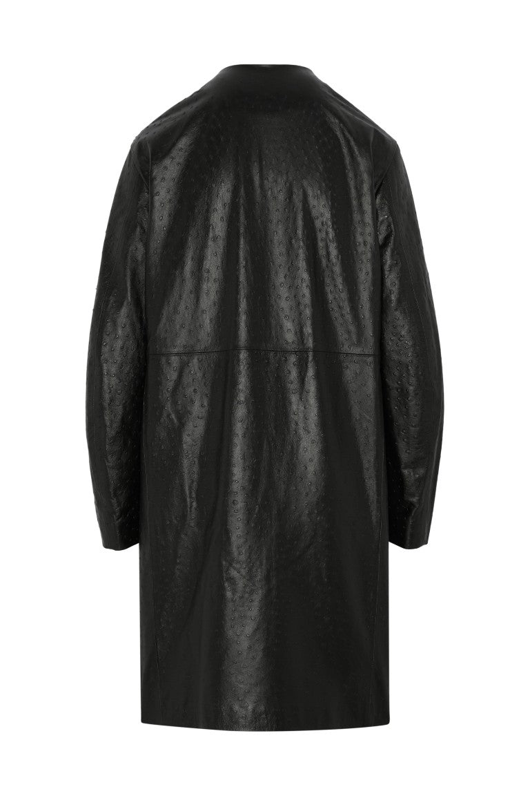 Yari Straight Leather Coat