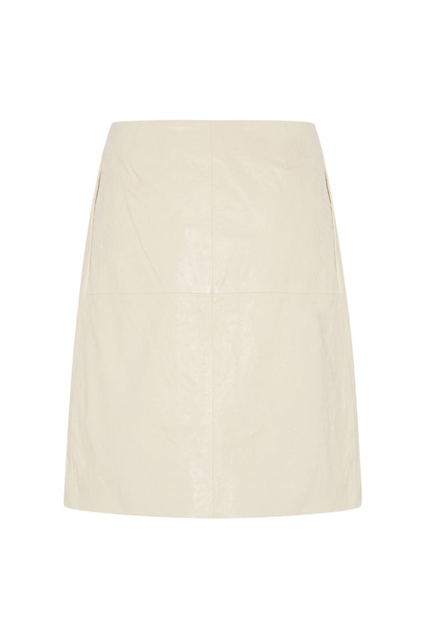 Gora Leather Wrap Skirt