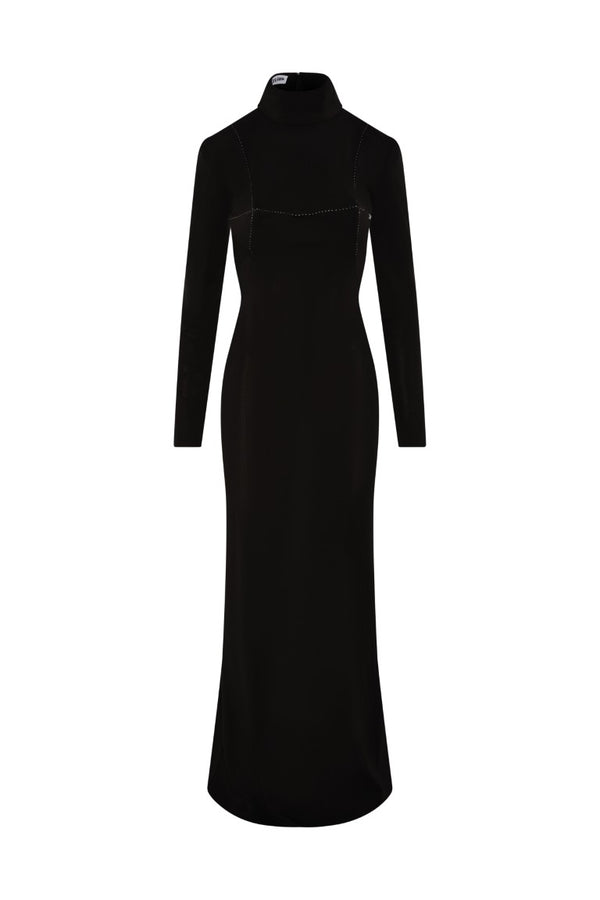 Long Jersey Dress with Cups