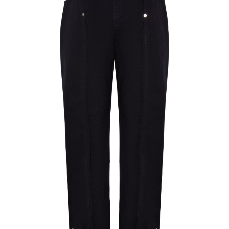 Overdyed Denim Trouser with Upper Denim Panel