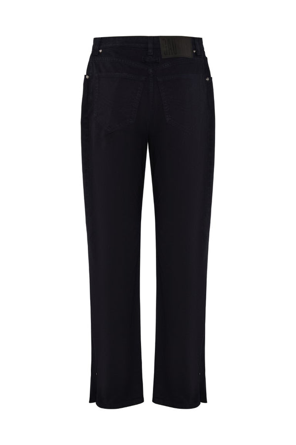 Overdyed Denim Trouser with Upper Denim Panel