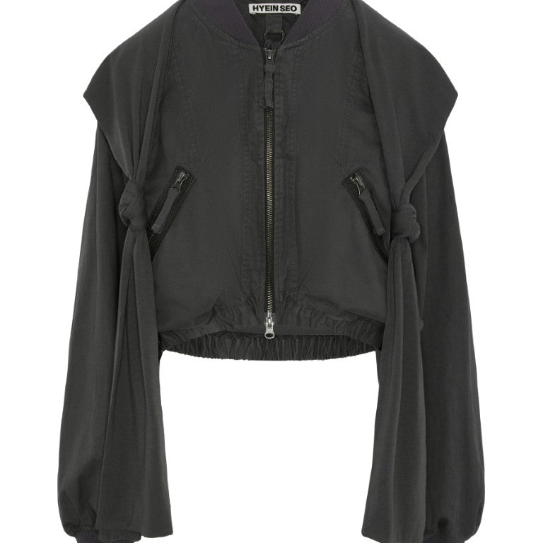 Cotton Bolero Jacket W/ Hoodie