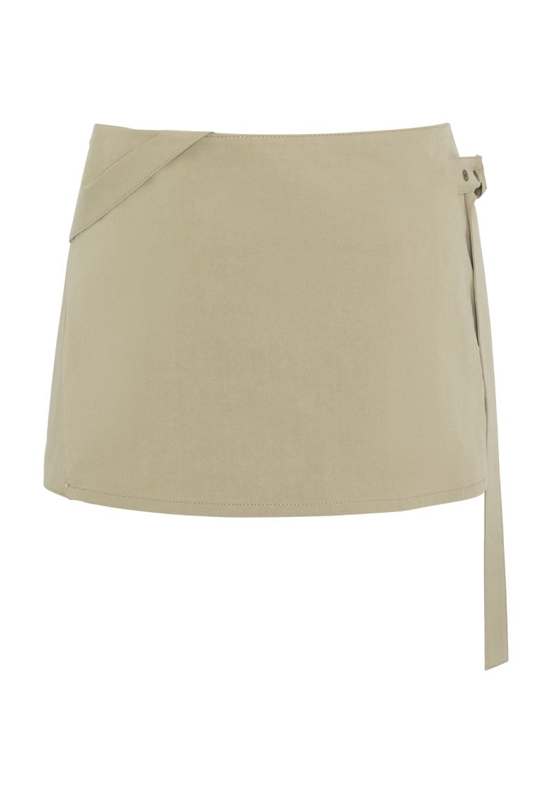 Knotted Mini Skirt