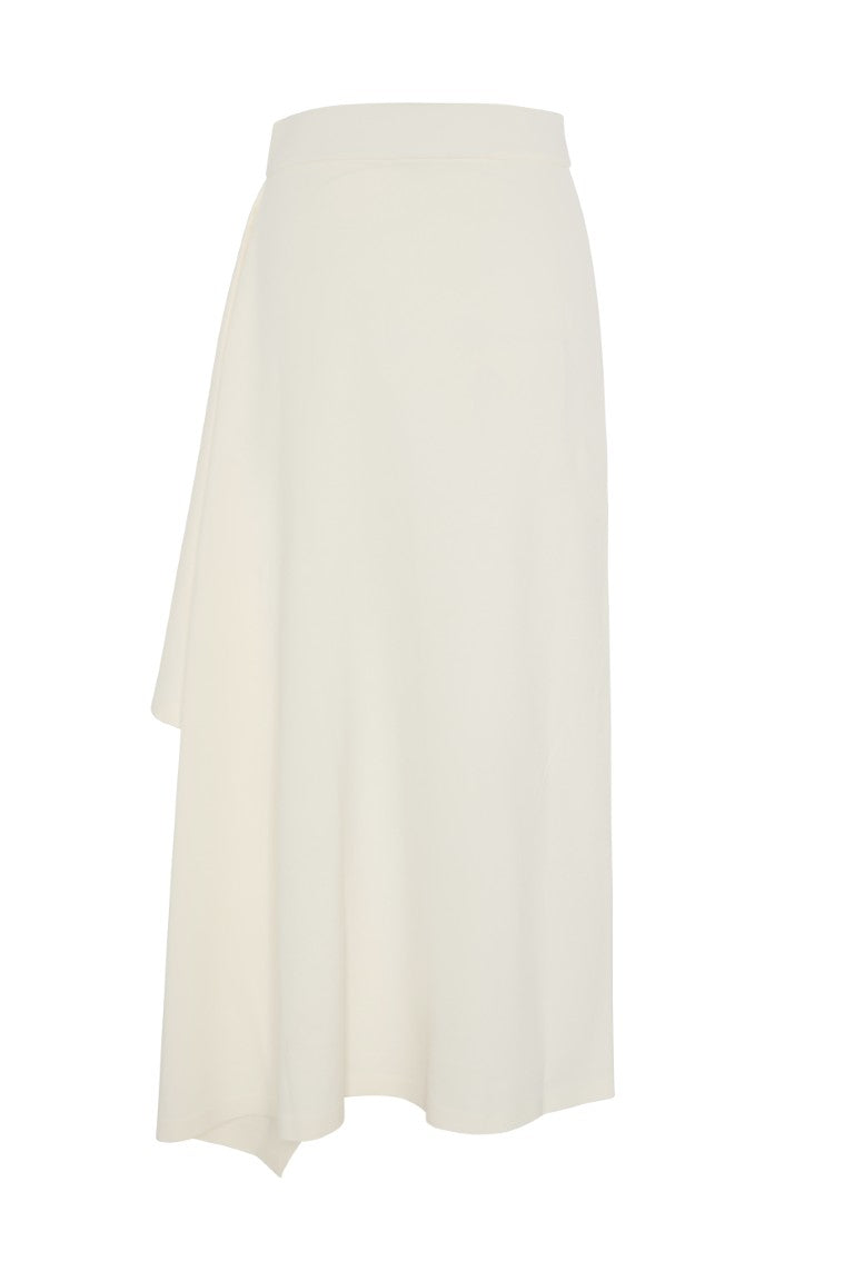 Zero Waste Draped Long Skirt