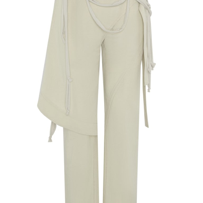 Wrap Pants W/ Macrame Belt