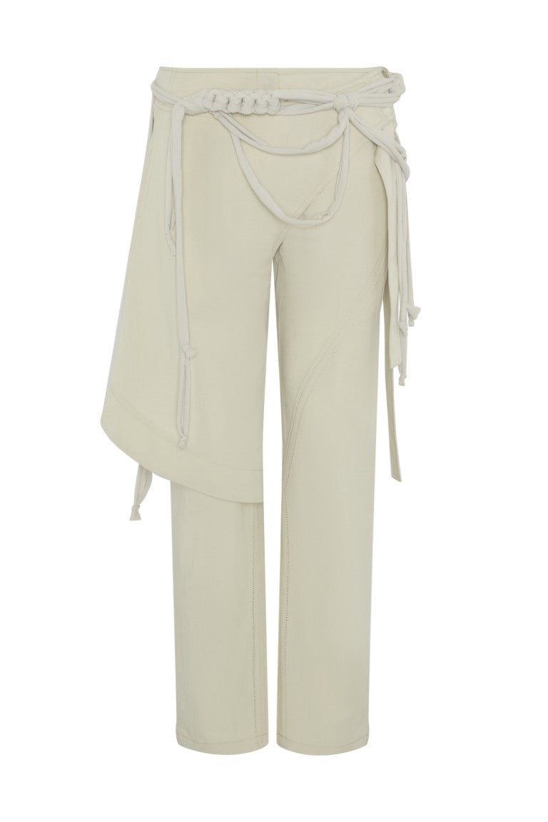 Wrap Pants W/ Macrame Belt