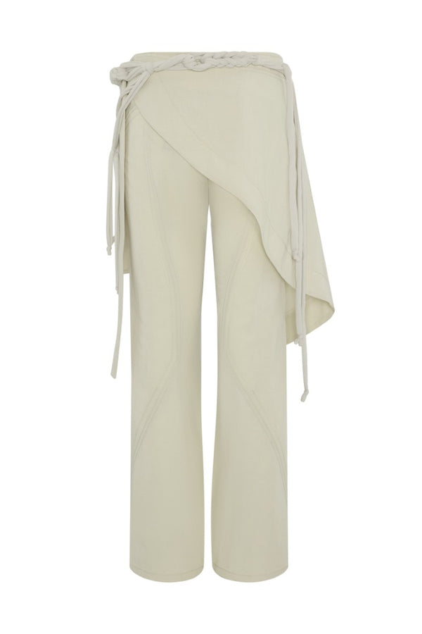 Wrap Pants W/ Macrame Belt