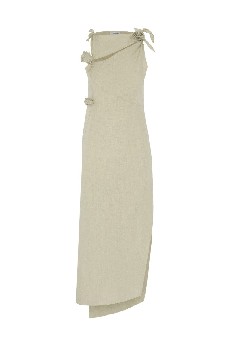 Linen Flower Gown