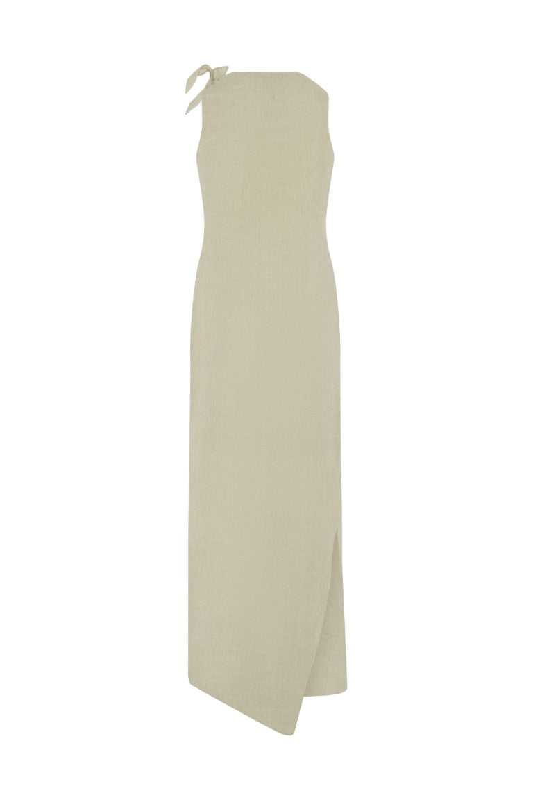 Linen Flower Gown