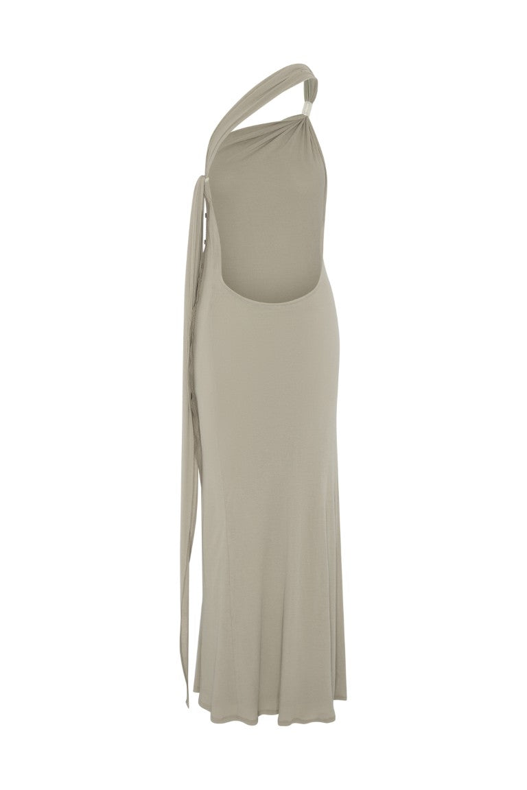 Knotted Halter Dress