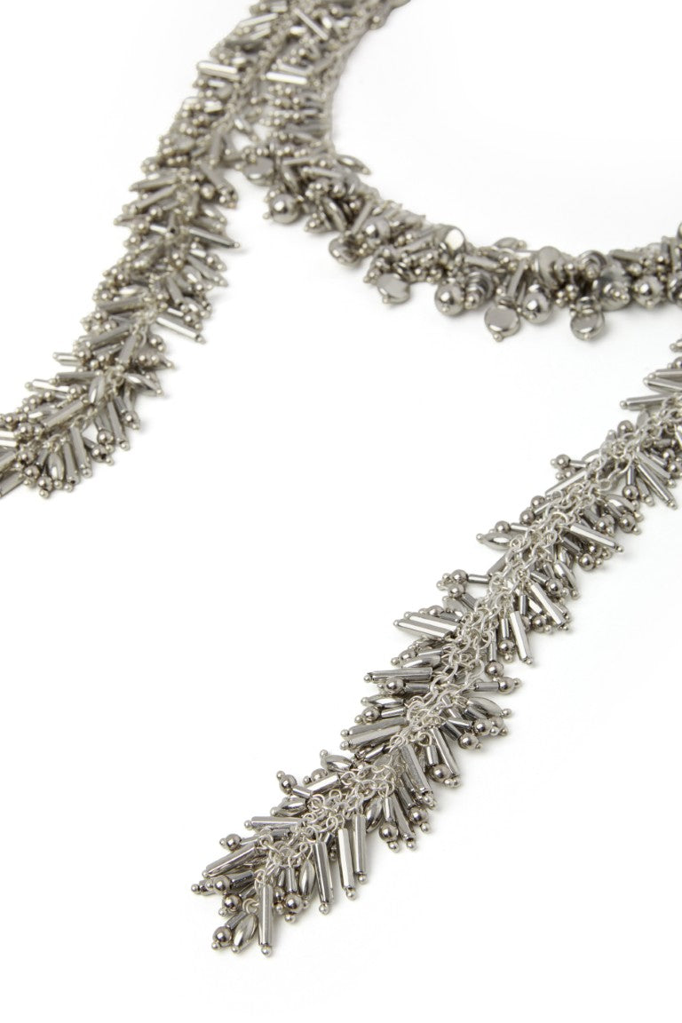 Embroidered Scarf Necklace