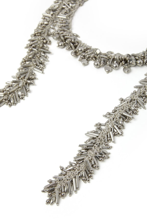 Embroidered Scarf Necklace