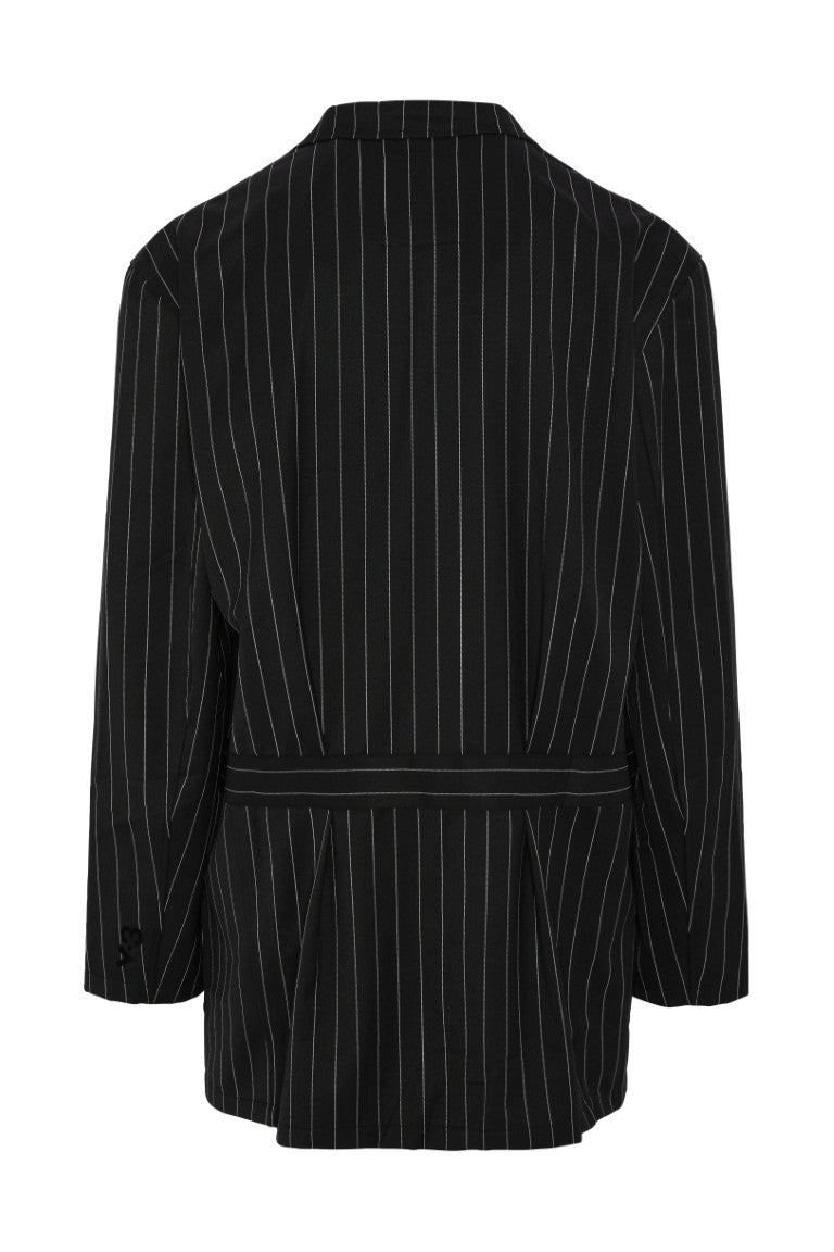 Sport Uniform Pinstripe Refined Wool Chore Coat
