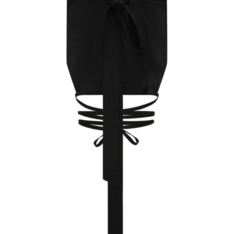 Cyra Plastron With Detachable Foulard