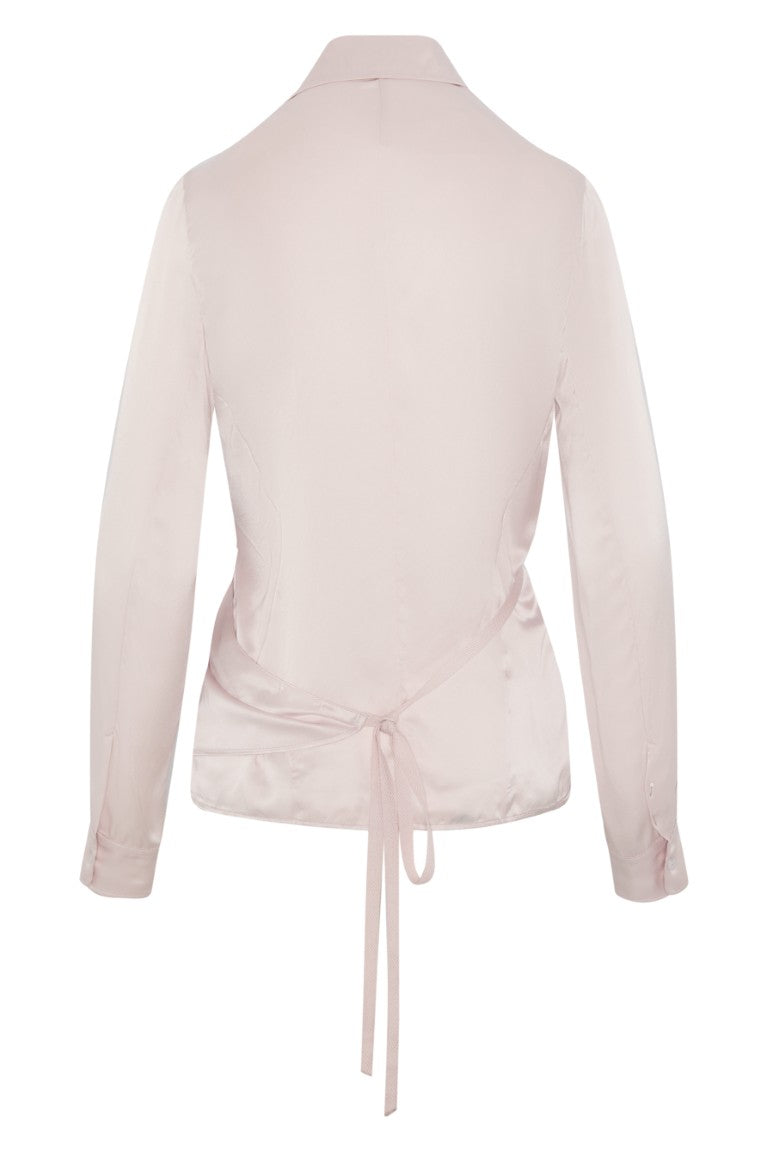 Alba Asymmetric Wrap Shirt