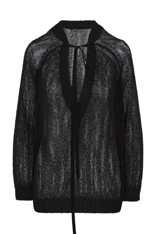 Nies Comfort Sweater With Deep V-Neck on Back