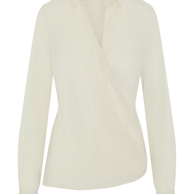 Alba Asymmetric Wrap Shirt
