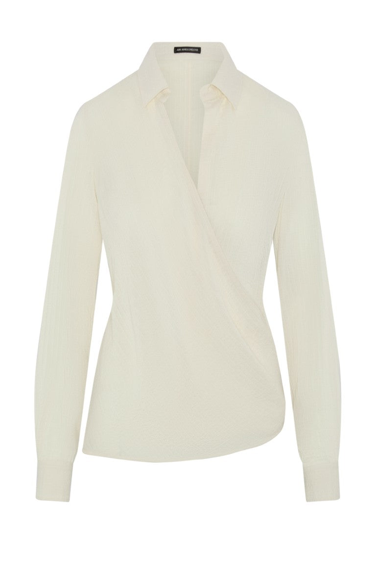 Alba Asymmetric Wrap Shirt