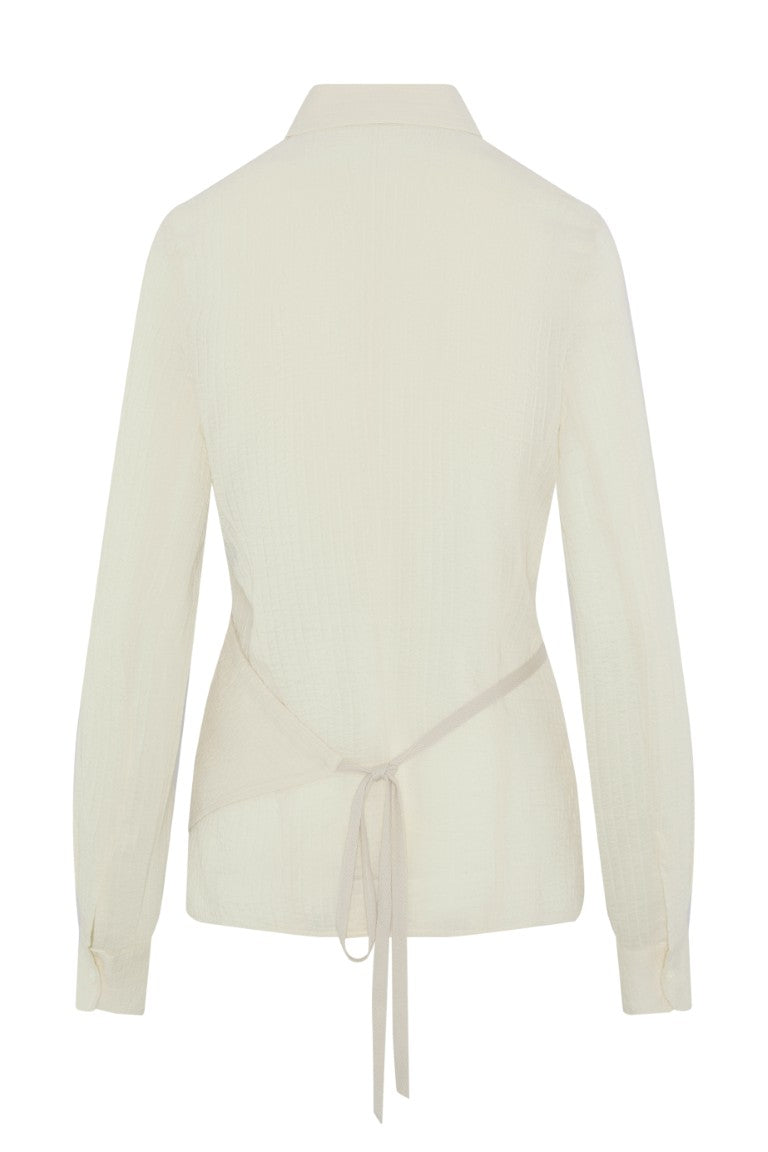 Alba Asymmetric Wrap Shirt