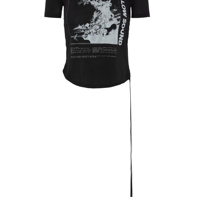 Floor Micro T-Shirt with "Hollow Sound" Print