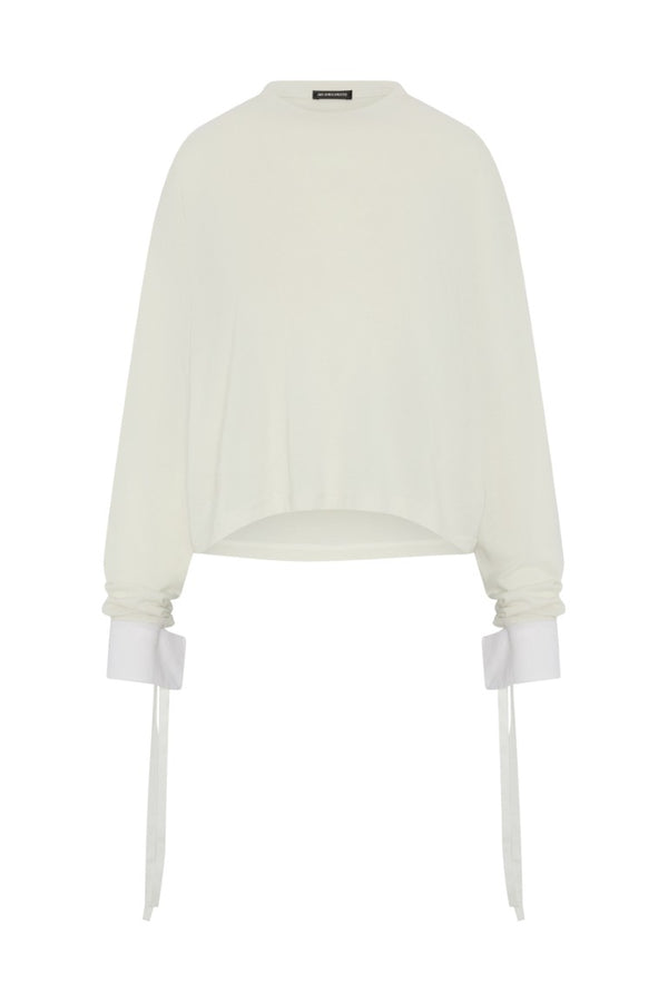 Nila Relax Fit Boxy T-Shirt with Detachable Cuffs