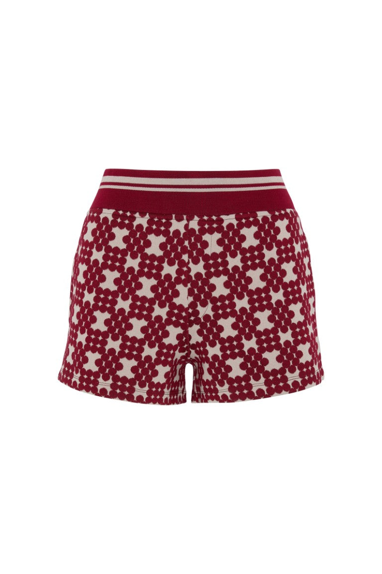 Ribbed Jacquard Shorts