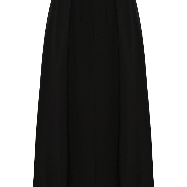 Yura Midi "A" Line Pleated Skirt
