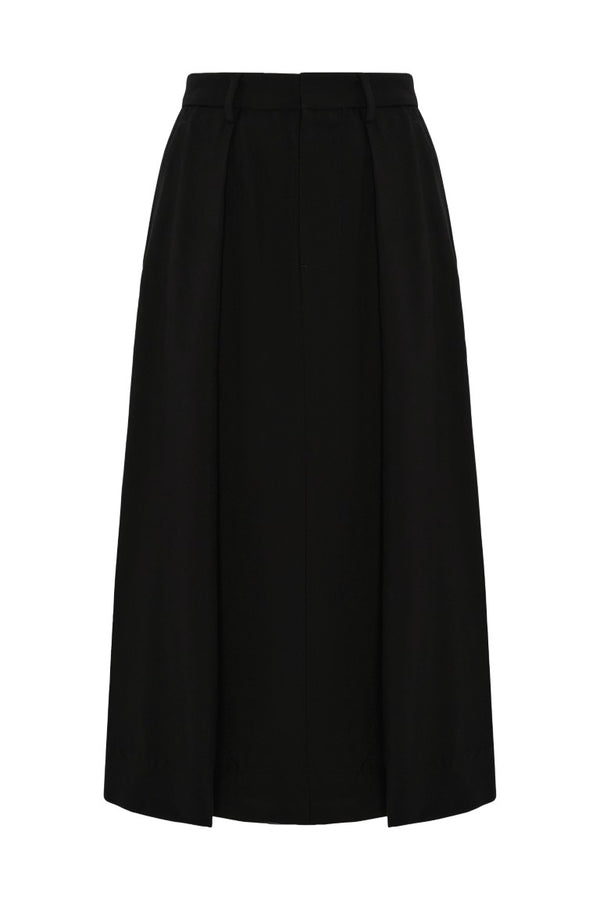 Yura Midi "A" Line Pleated Skirt