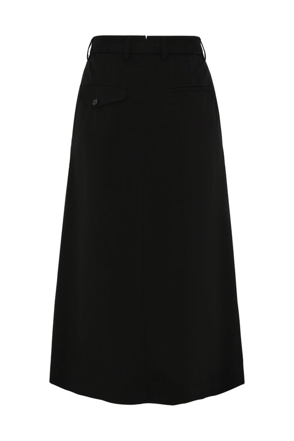 Yura Midi "A" Line Pleated Skirt
