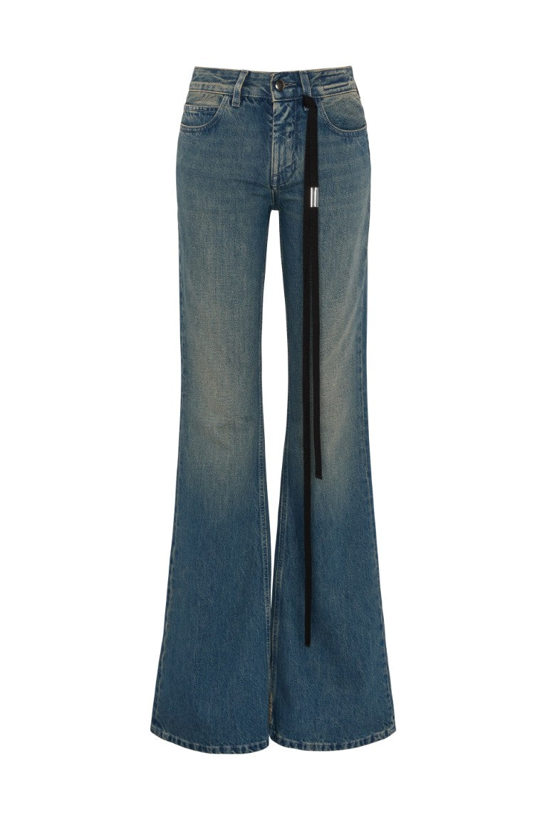 Xyla 5-Pockets Slim Fit Bootcut Trousers