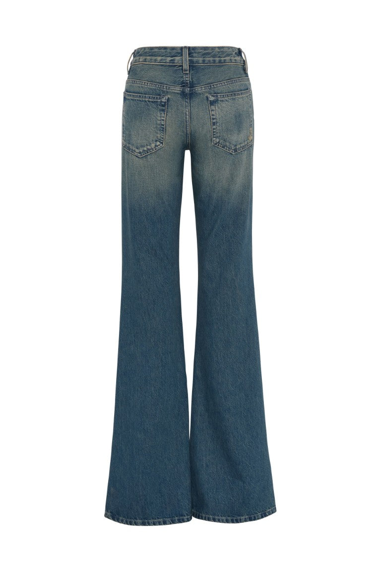 Xyla 5-Pockets Slim Fit Bootcut Trousers