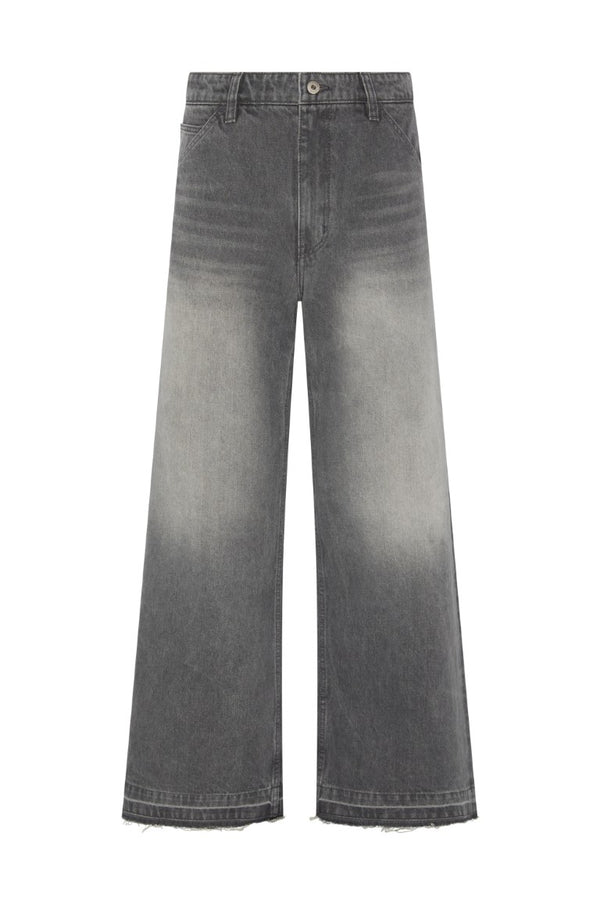 Cut-Off Semi Flare Jeans