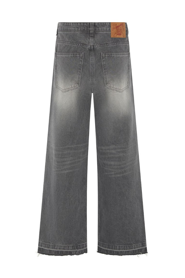 Cut-Off Semi Flare Jeans