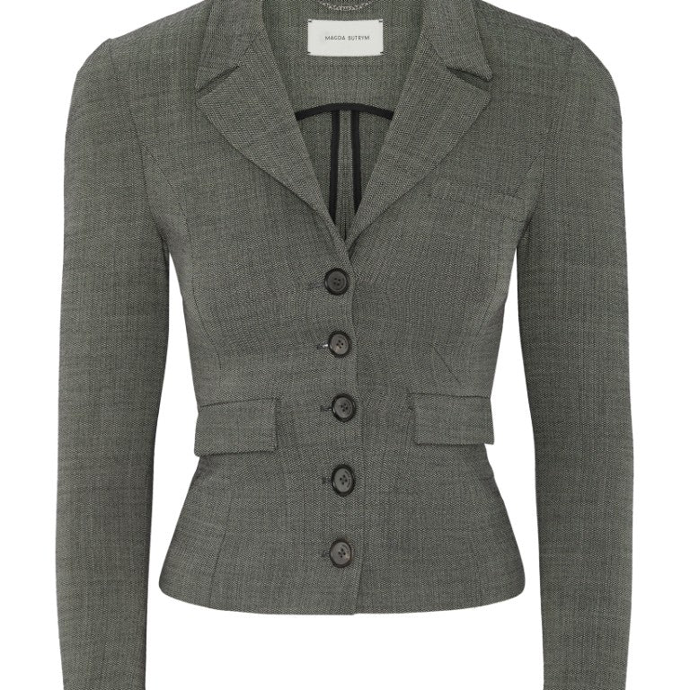 Fitted Wool Blazer