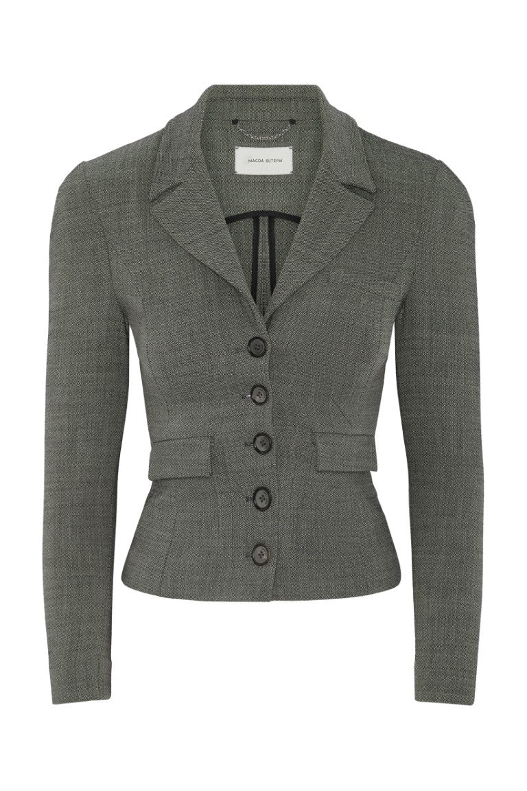Fitted Wool Blazer