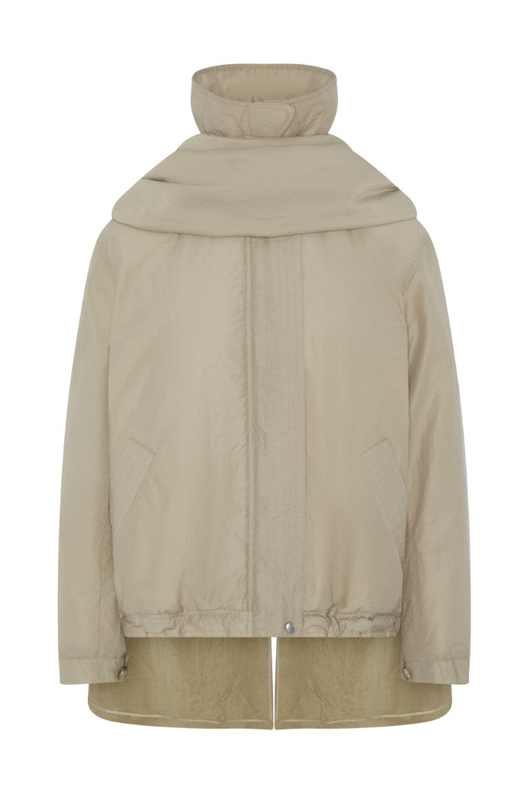 Padded Jacket w/ Scarf