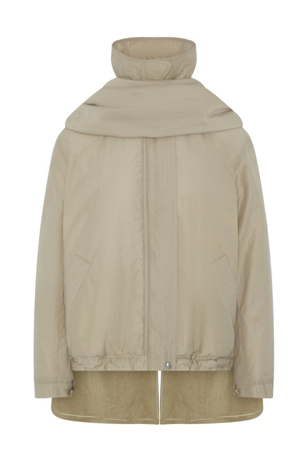 Padded Jacket w/ Scarf