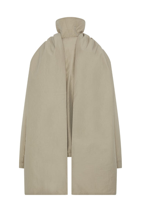 Padded Jacket w/ Scarf