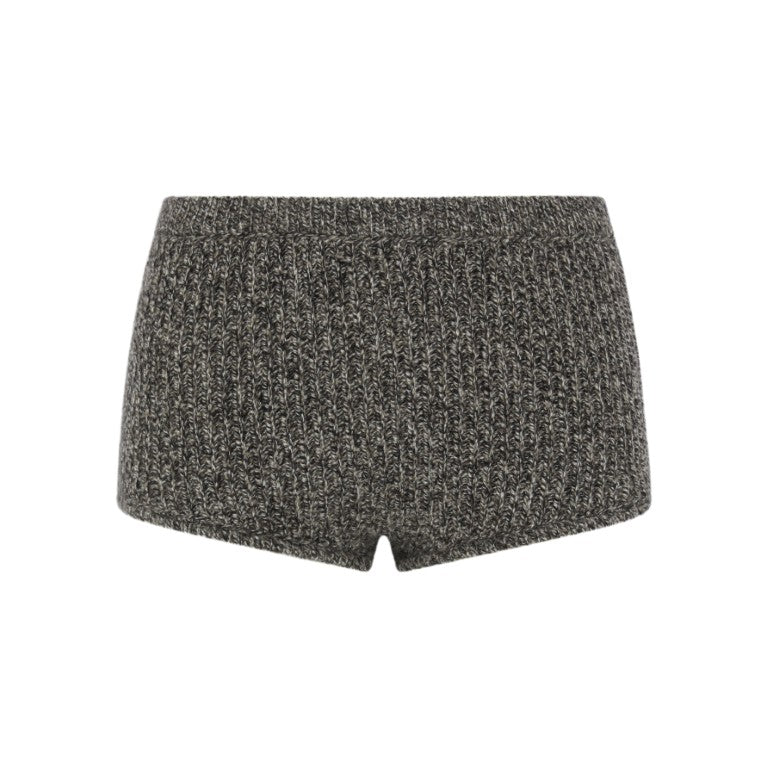 Cashmere Crochet-trim Shorts