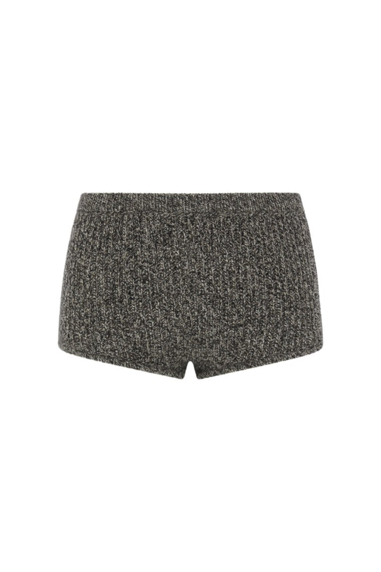 Cashmere Crochet-trim Shorts