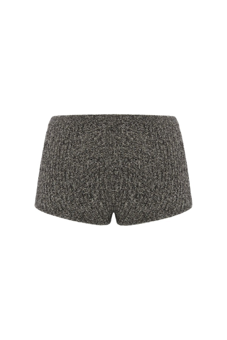 Cashmere Crochet-trim Shorts