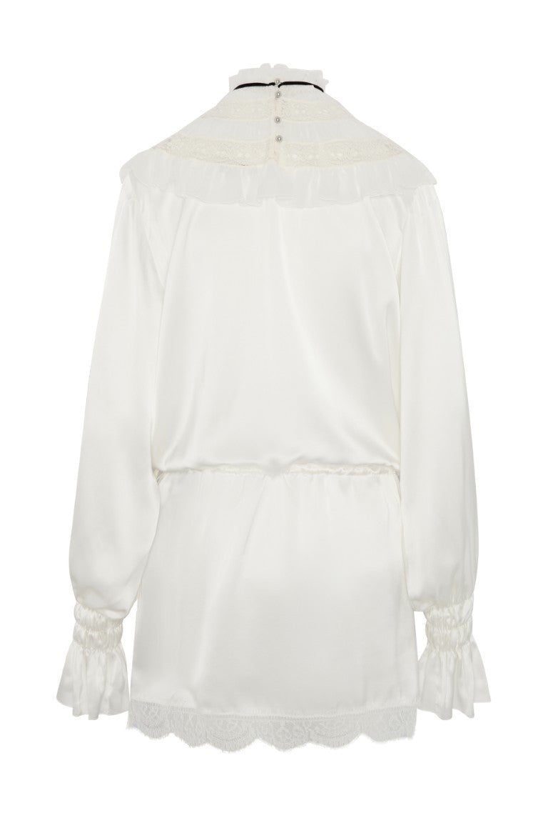Armida Ruffle Collar Mini Dress
