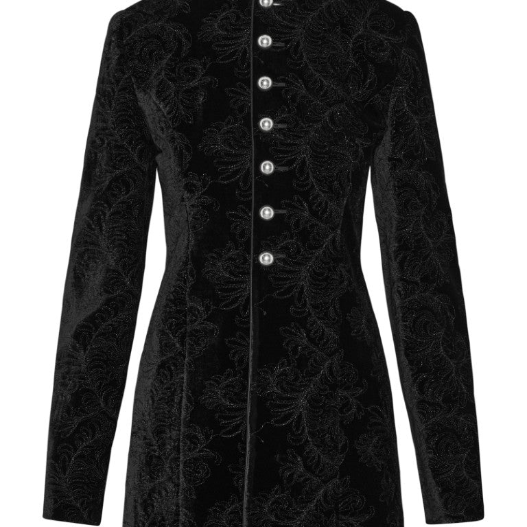 Yana Long Fitted Marsina Jacket