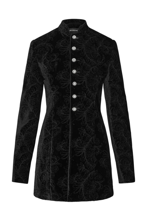 Yana Long Fitted Marsina Jacket