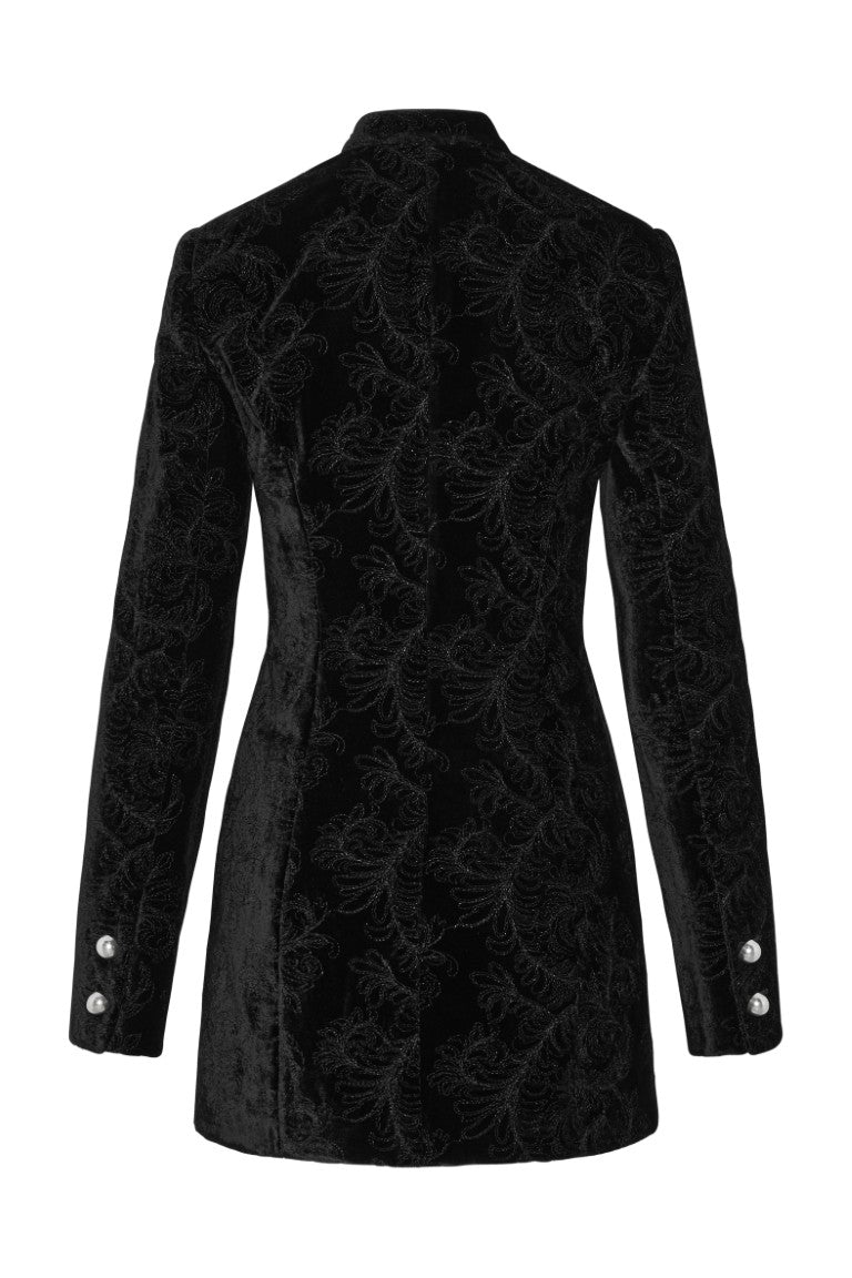 Yana Long Fitted Marsina Jacket