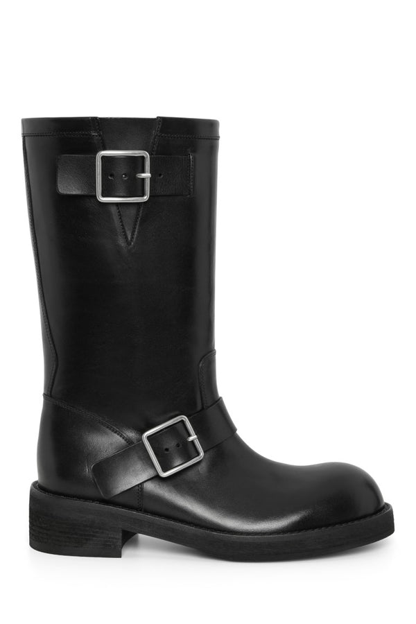 Sarith Engineer Biker Boots With Buckles