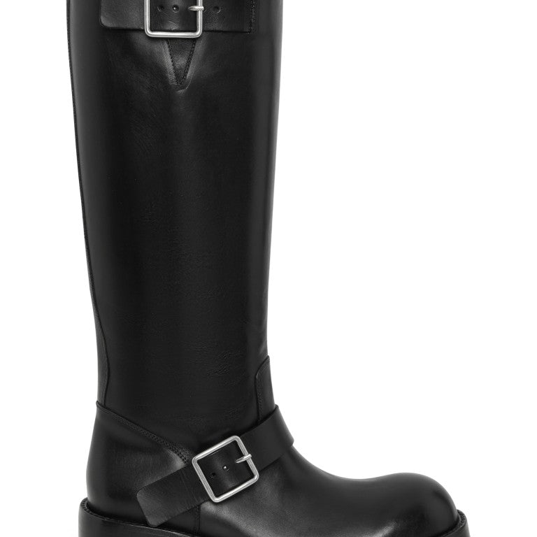 Arwa Engineer High Boots With Buckles