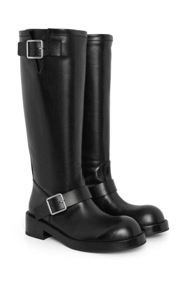 Arwa Engineer High Boots With Buckles