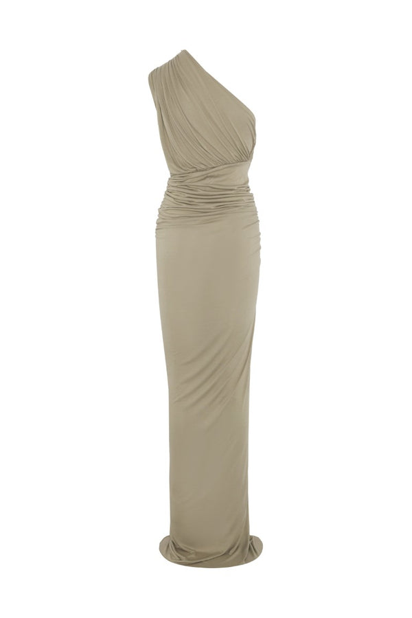 Lillies Avra Ruched Shoulder Gown